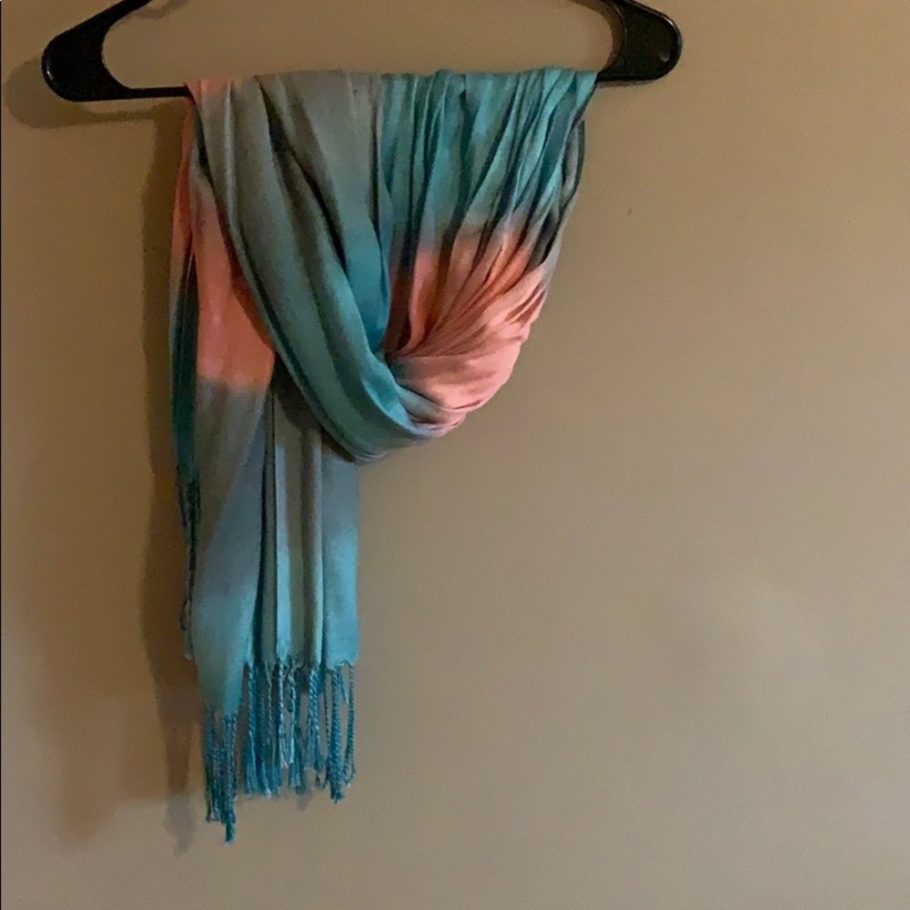 Cotton candy scarf
